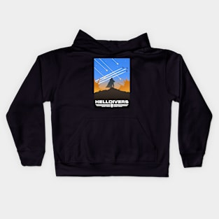 Helldivers Silhouette Kids Hoodie